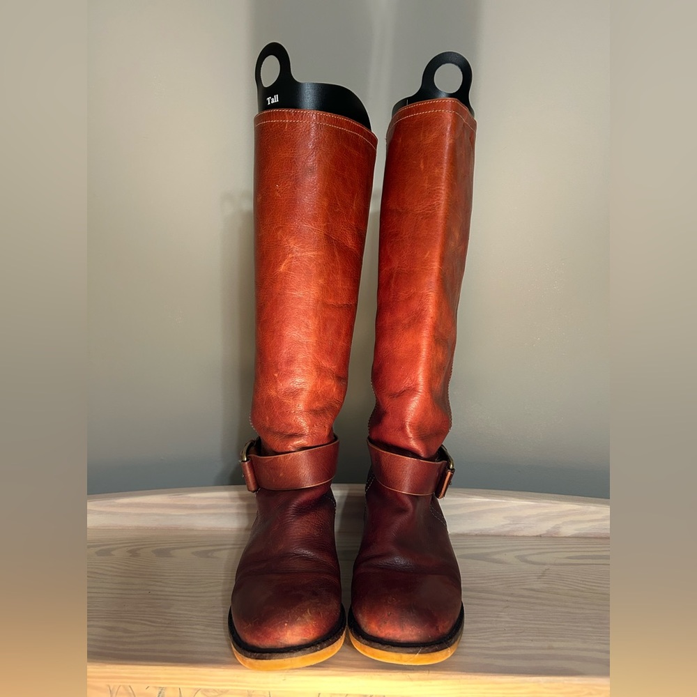 GORGEOUS Lucky Brand Cognac Brown Leather Riding Boots